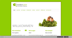 Desktop Screenshot of mediensalat.de
